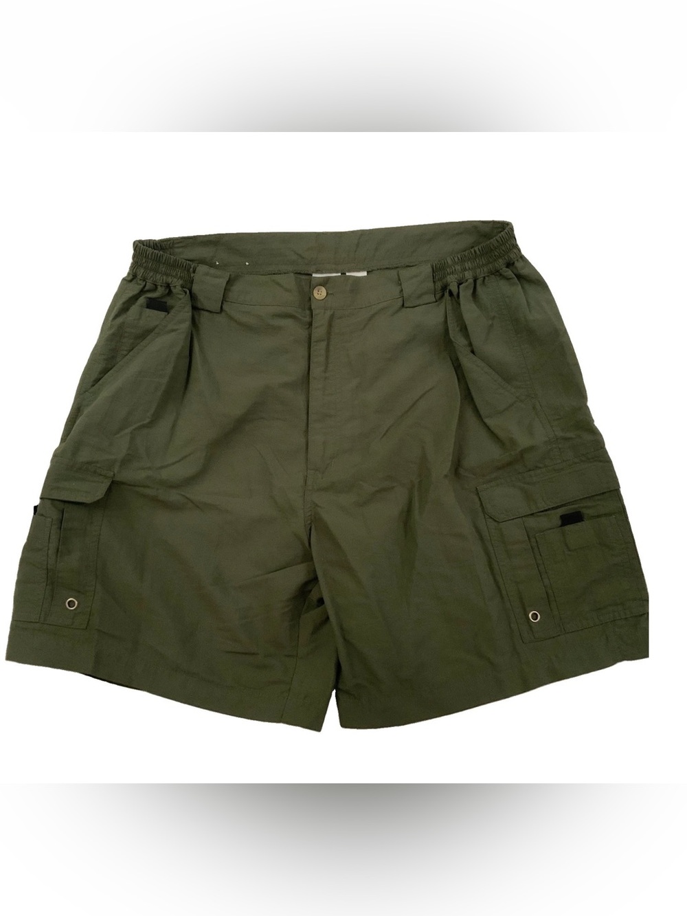 World Wide Sportsman Men’s Shorts Lightweight Green Cargo Fishing Sz 40 Outdoors
